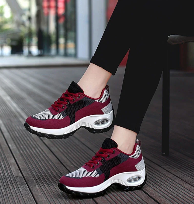 Fashion Wedge Shoes Casual Comfortable Breathable Platform Sport Shoes