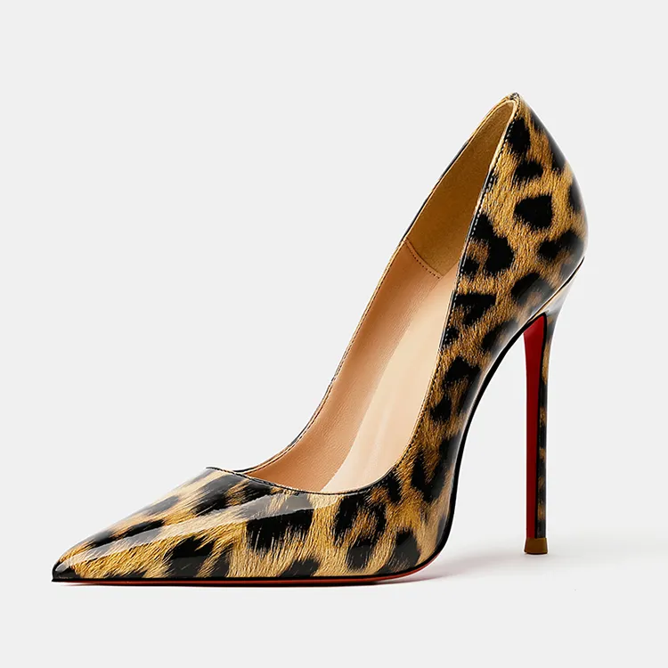 Leopard Luxe Petal Pumps Chic Blossom Court Classics