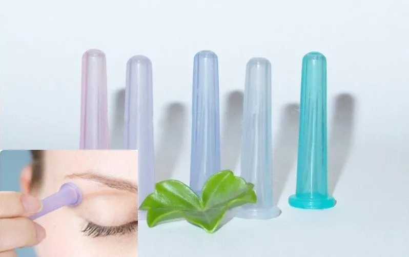 10Piece Multicolor Mini Silicone Massage Cupping Cup Facial Massager Cups Treatment for Eye Face Back Beauty & Health Care