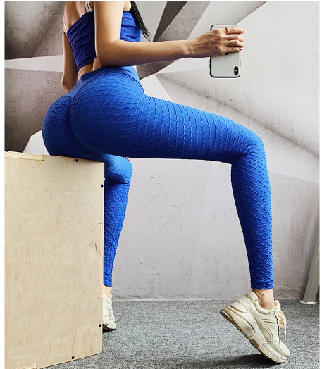Seamless Leggings Honeycomb Sportswear Workout Fitness High Waist Sports Leggings Push Up Gym Tight