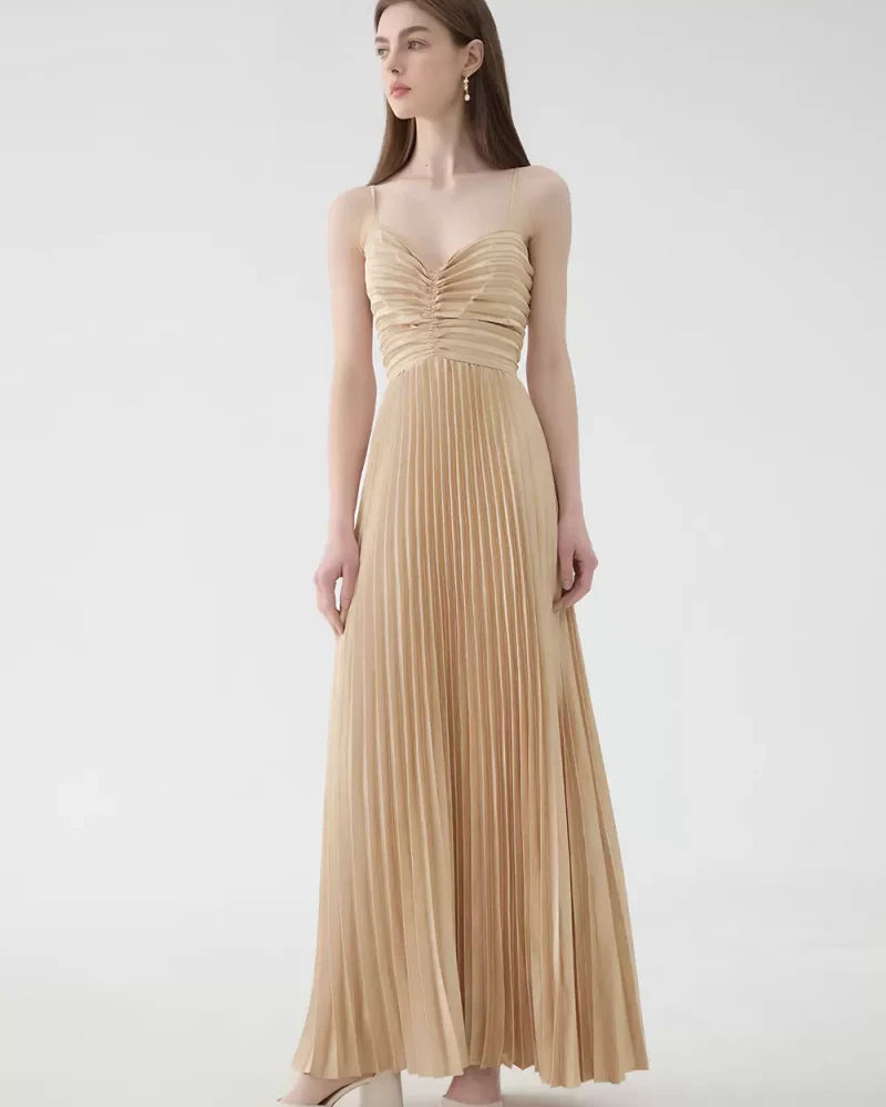 Spaghetti Straps Party Dresses Straps Neck Lace Up Sleeveless Backless Semi Formal Dress