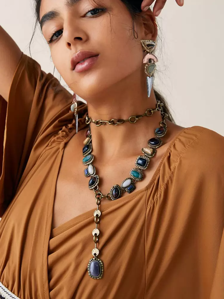 Casual Metallic And Alloy Necklace Jewelry