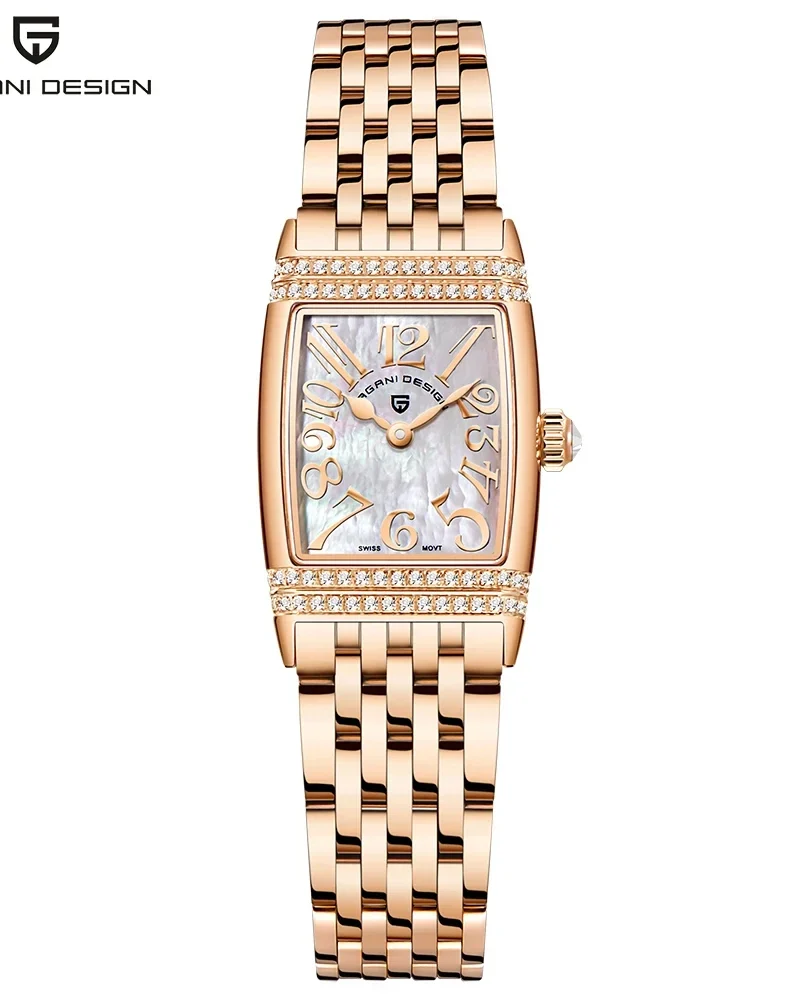 PAGANI DESIGN Quartz Luxury Sapphire Glass Leisure 50M Waterproof Stainless Steel Watch