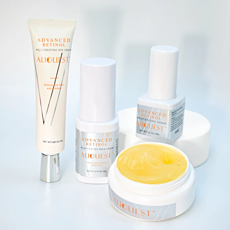 Retinol Anti Wrinkle Face Cream Whitening Facial Serum Anti Dark Circle Eye Cream Skin Care Sets