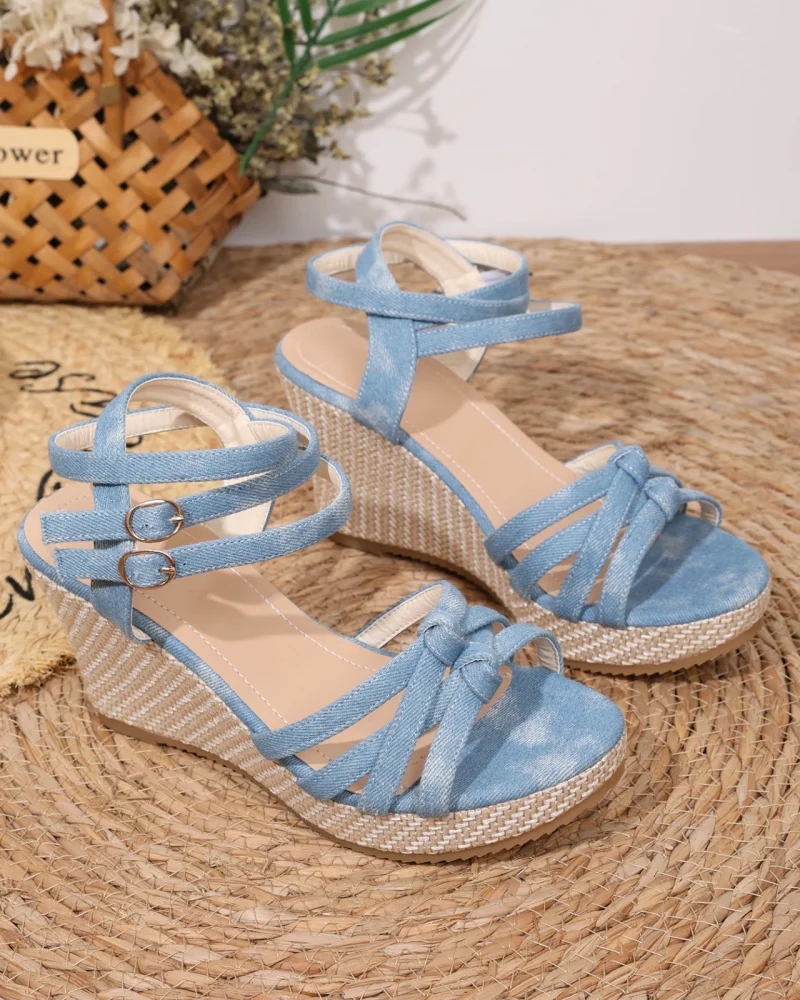 Casual Comfortable Fish Mouth Back Trip Slope Sandals9 Casual Comfortable Fish Mouth Back Trip Slope Sandals