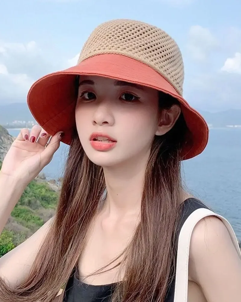 Casual Soft Foldable Wide Brim Bucket Hat UV Protection Sun Hats