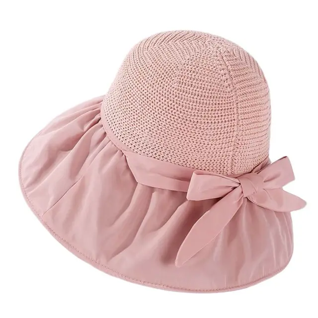 Casual Soft Wide Brim Bucket Hat UV Protection Sun Hats