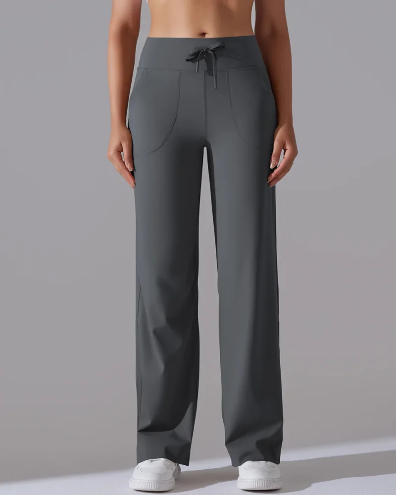 Casual Straight Loose Wide Outdoor Gym Tracksuit Pants