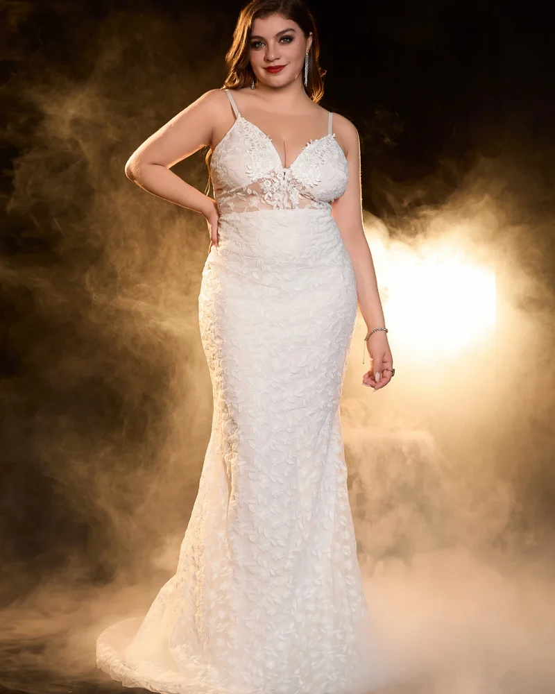 Elegant Floor-Length Halter Backless Floral Plus Size Wedding Guest Dress