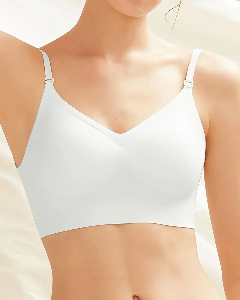 Lingerie Solid Wireless Push Up Breathable Underwear Bra