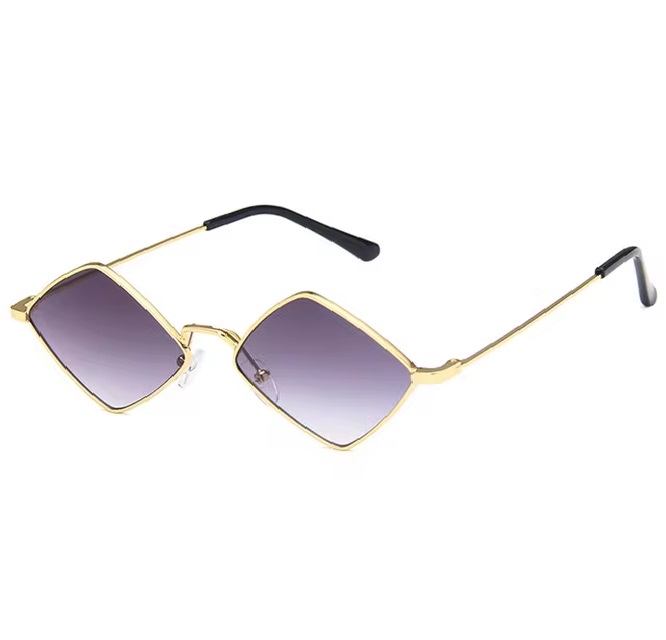 Luxury Brand Designer Sun Glasses Ladies Metal Frame Driving Eyewear Sunglasses