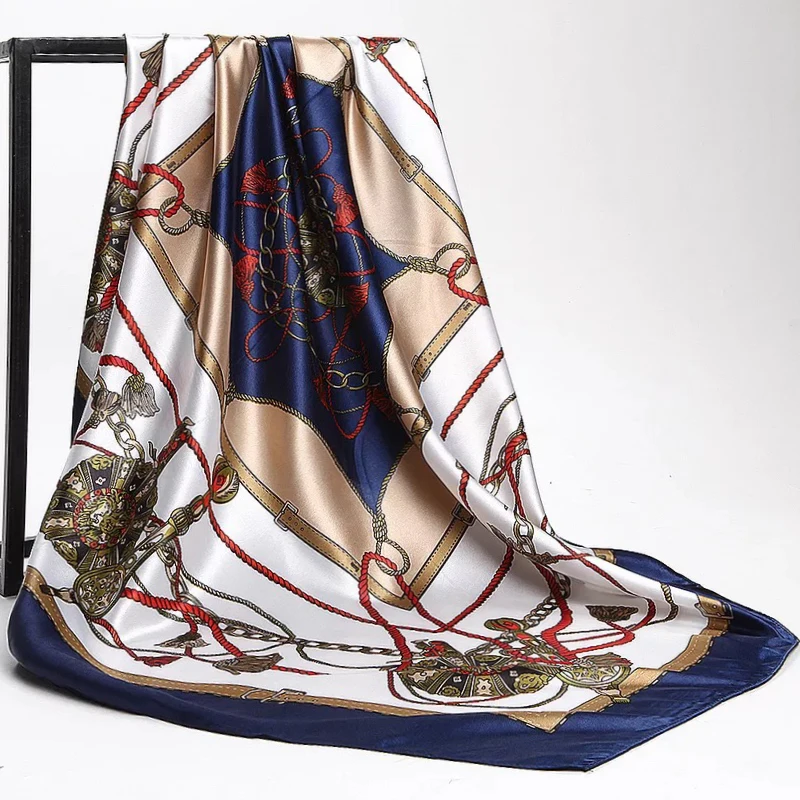 Shawls Fashion Beautiful And Elegant Neckerchief Square Scarfs