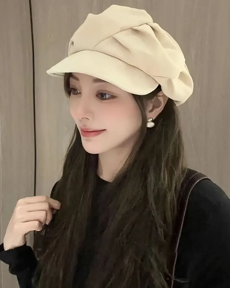 Vintage Breathable Octagonal Windproof Layered Pleated Hat33 Vintage Breathable Octagonal Windproof Layered Pleated Hat