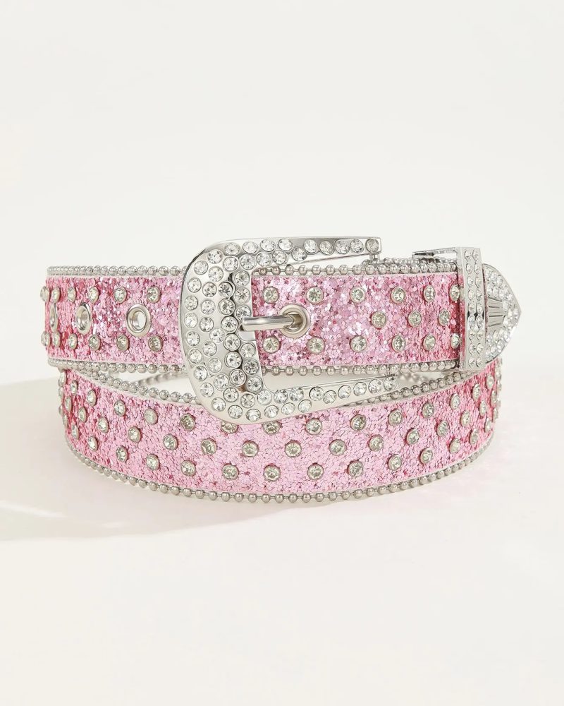 Western Rhinestone Decorate Belt