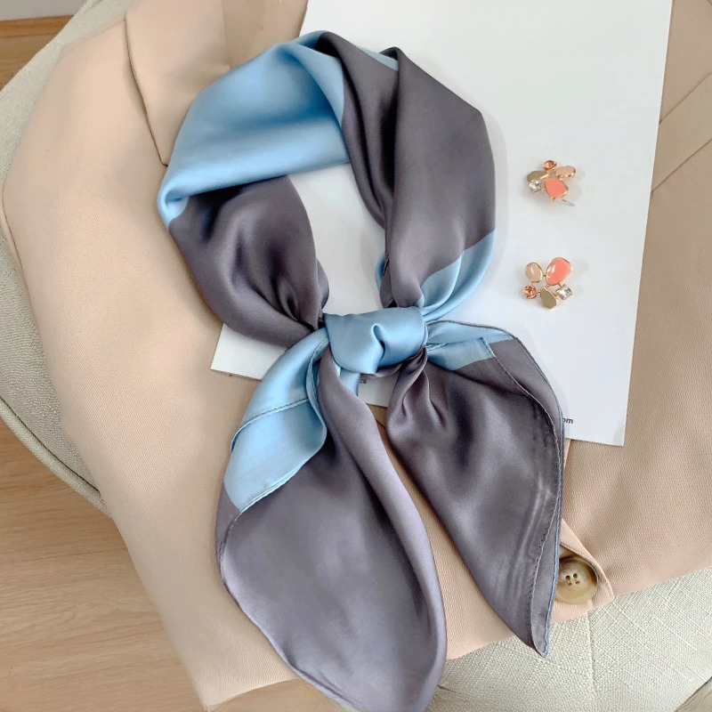 Fashion Sunscreen Printed Neckerchief Elegant Square Scarves