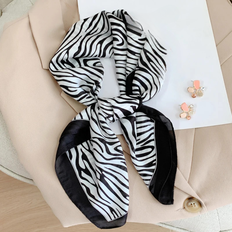 Neckerchief Square Luxury Printed Beautiful And Vintage Scarves