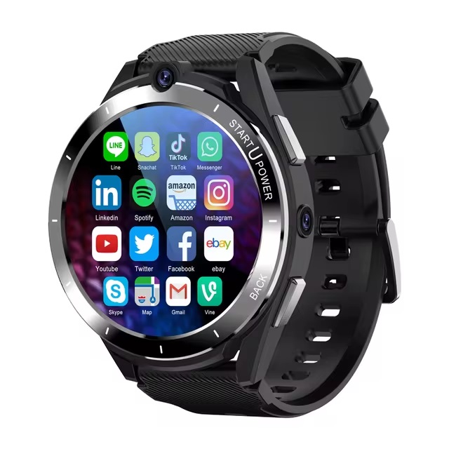 128GB Wifi GPS Dual Camera Heartrates Testing Sport's Bluetooth Smartwatch
