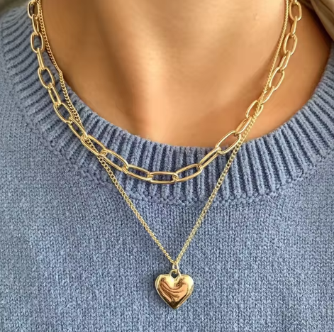 Aesthetic Vintage Layered Necklace Jewelry Accessories001 Aesthetic Vintage Layered Necklace Jewelry Accessories