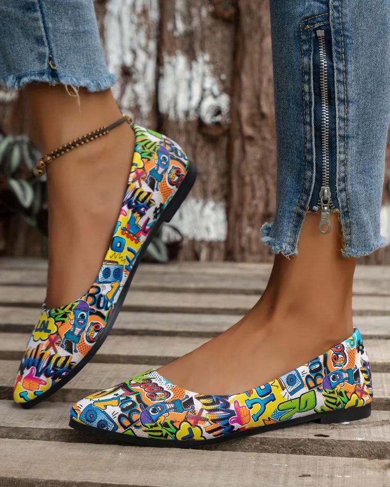 Casual Pointed Toe Beautiful Flat Comfortable Shoes3._11zon Casual Pointed Toe Beautiful Flat Comfortable Shoes