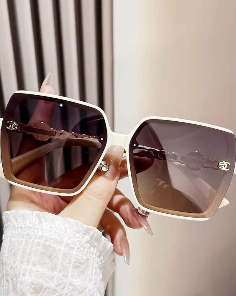 Luxury Folding Designer Vintage Cat's Eye Sun Glasses