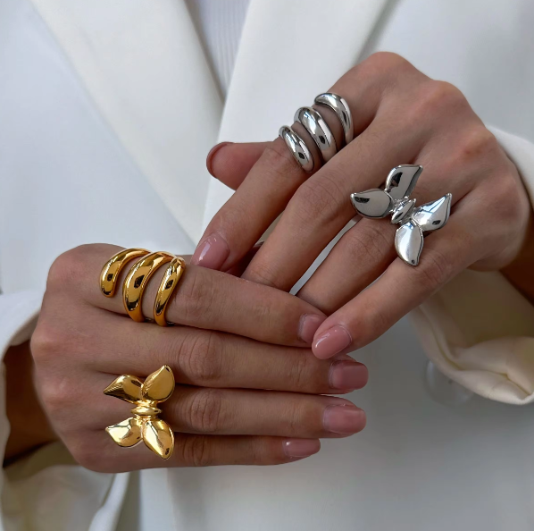 Vintage Open Geometric Knuckle Rings Jewelry Accessories