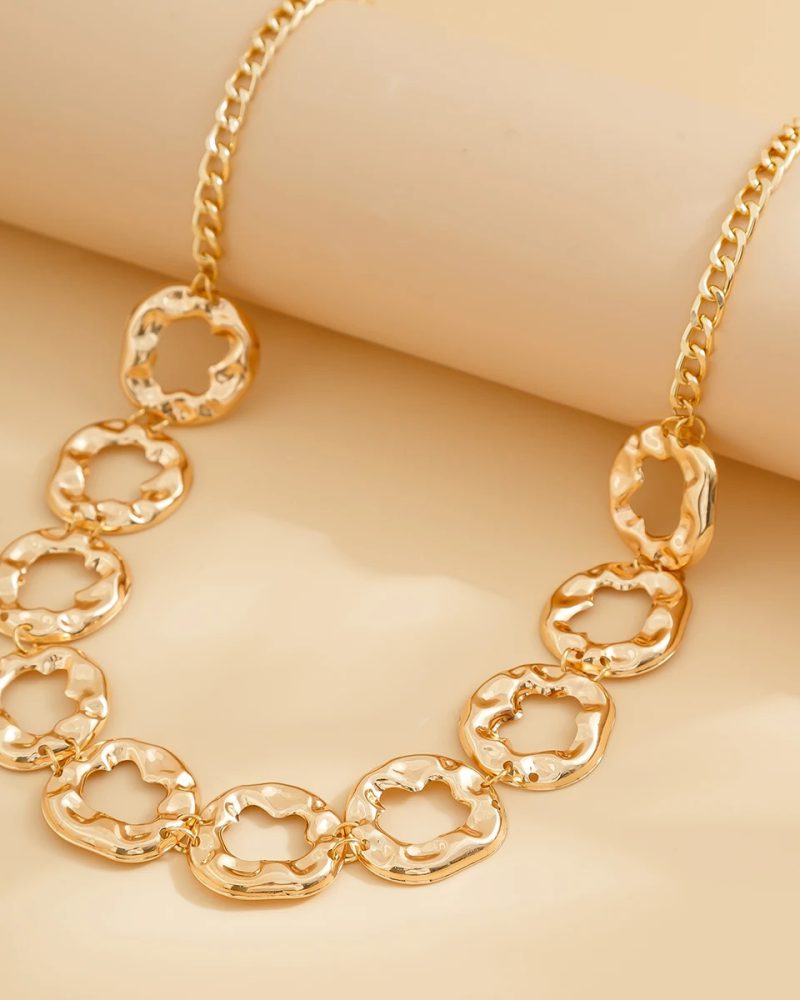 Classic Chain Jewelry Irregular Metal Circle Splicing Waist Chain