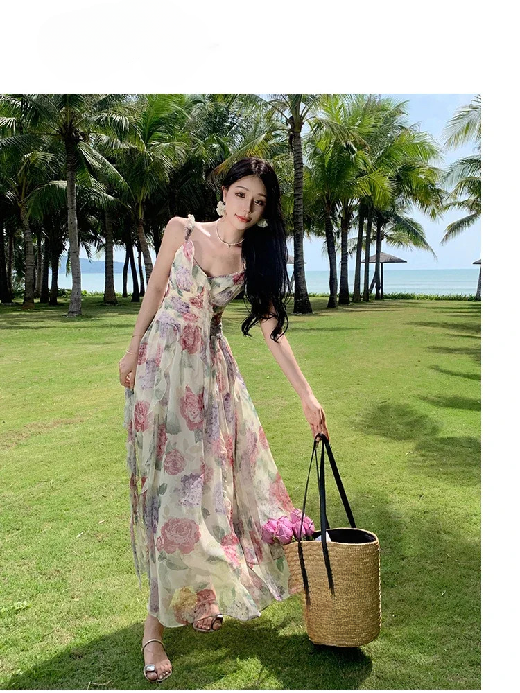 tinywow_tinywow_Chiffon Print Floral Backless Bandage Slip Elegant Party Maxi Dresses9_61504992_61505770 Chiffon Print Floral Backless Bandage Slip Elegant Party Maxi Dresses