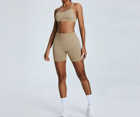 Trendy Seamless 2 Piece Fitness Gym Tracksuit