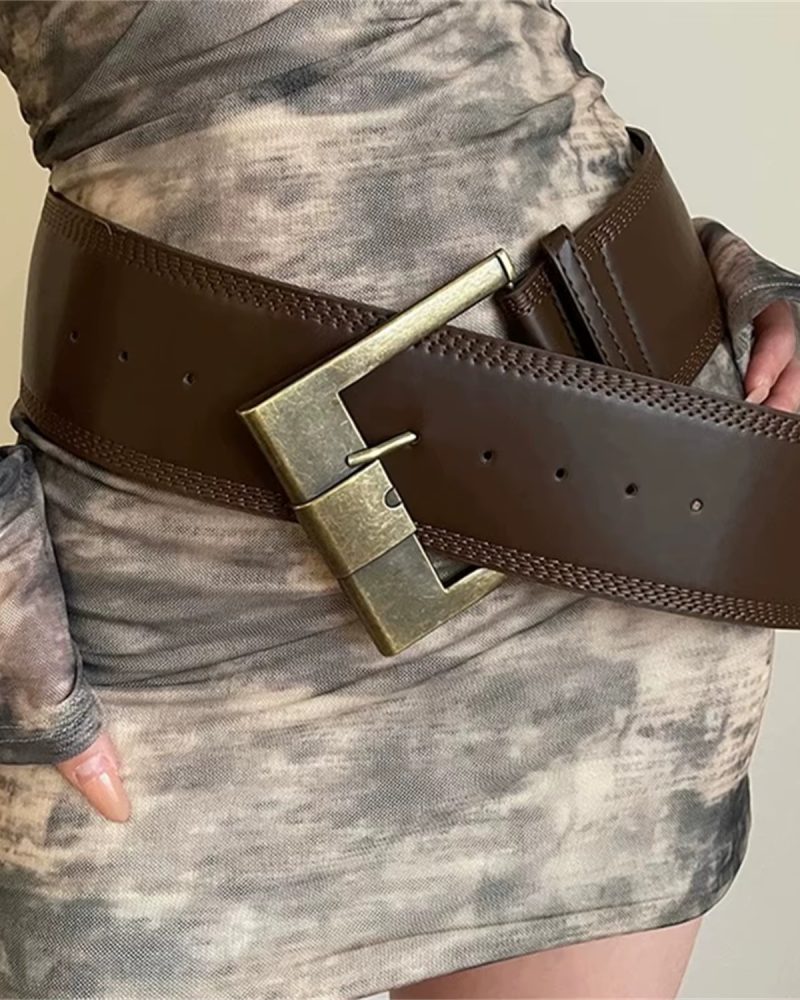 Decorative Design Sense Of All-Around Waist Show Wide Wind Belt