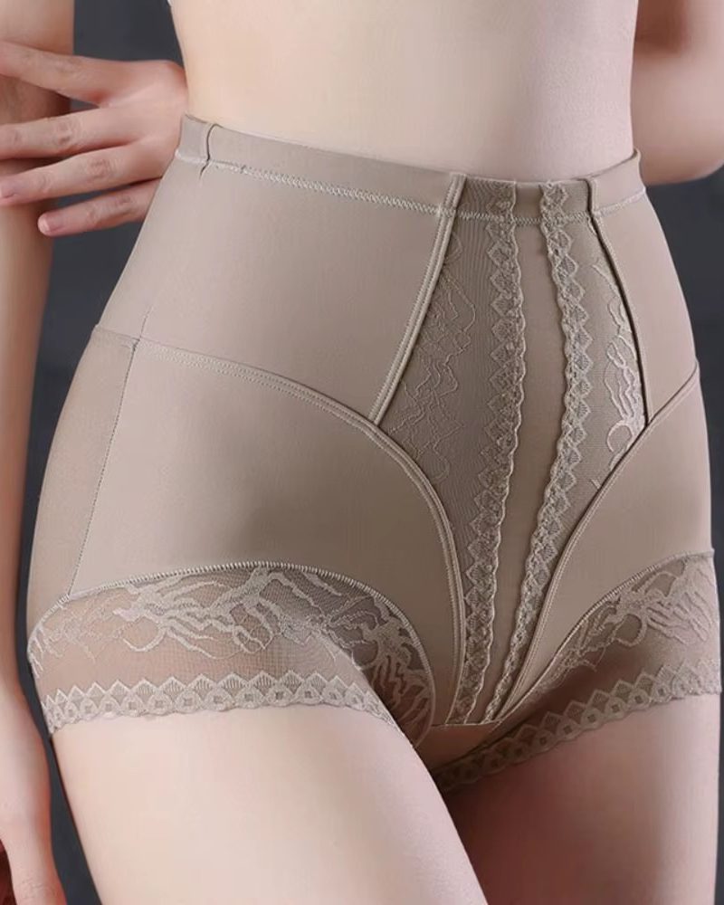 Flat Belly Slimming Underwear Cotton Crotch Waist Trainer High Waist Shapewear