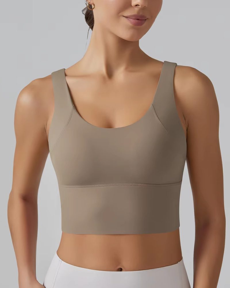 Trendy Breathable Nylon Yoga Fitness Top
