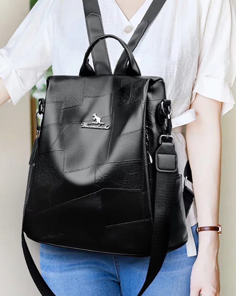 Vintage high capacity travel backpack school bags 4._11zon Vintage Embossing high capacity Silt Pocket travel backpack school bags