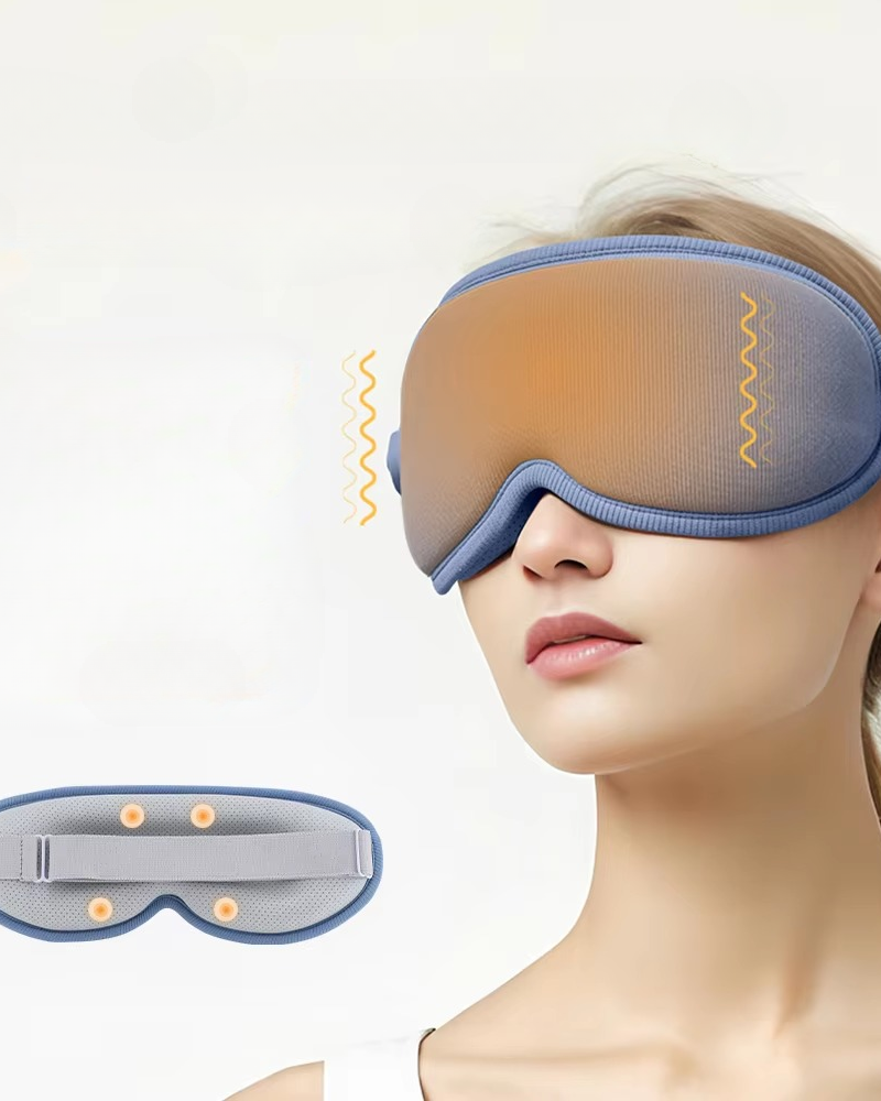 Electric Graphene Hot compress 5 Vibration Modes 3-level Heated Massage Eye Mask
