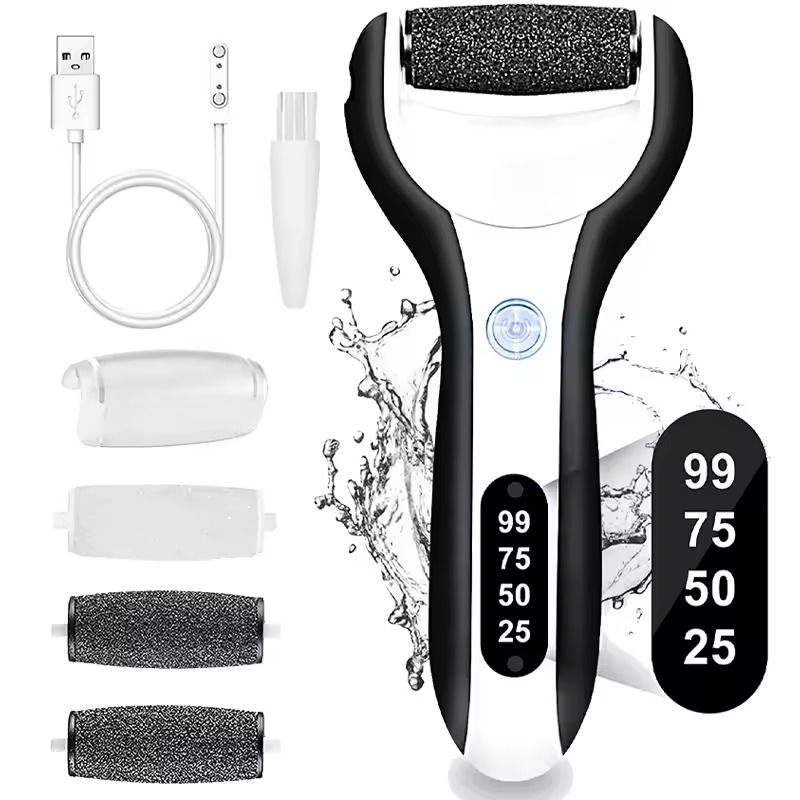 Foot Scrubber Electric Feet File Pedi for Hard Cracked Dry Dead Skin Pedicure Tools