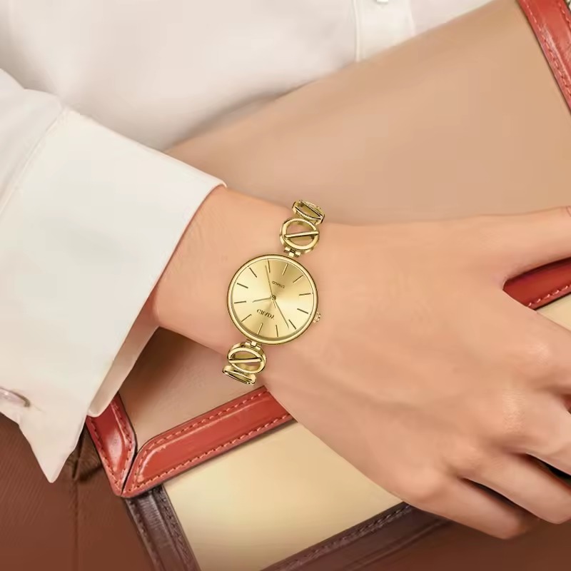 Luxury Numberless Waterproof High Quality Quartz Wristwatch