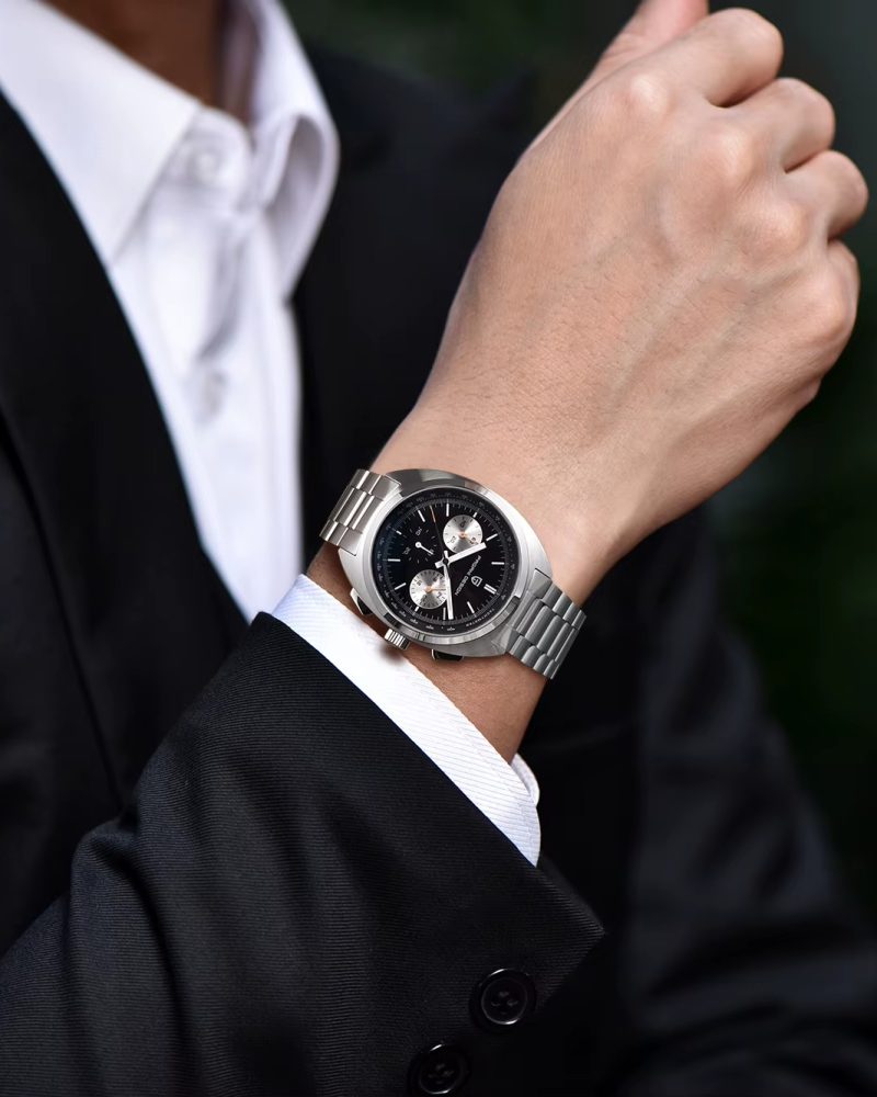 PAGANI DESIGN Retro Pilot Luxury Quartz Men Sport Crystal Wristwatch Men