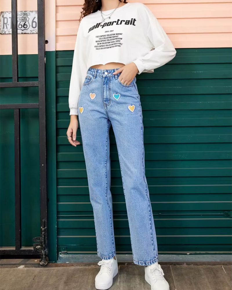 Vintage Embroidered Straight High Waist Wide Leg Jeans Streetwear 4_11zon Vintage Embroidered Straight High Waist Wide Leg Jeans Streetwear