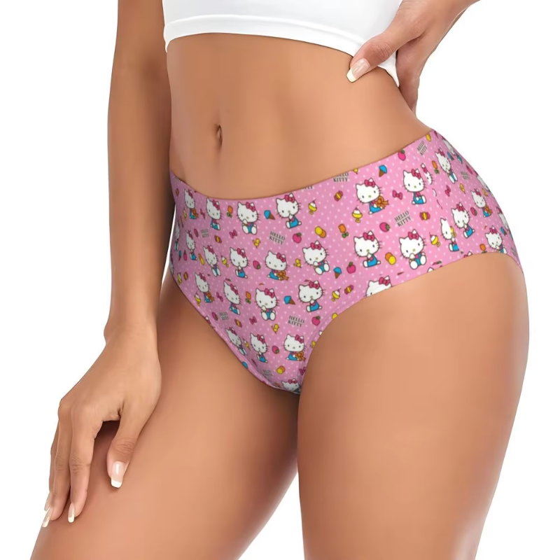Comfort Hello Kitty Cat Panties Underwear Briefs Underpant