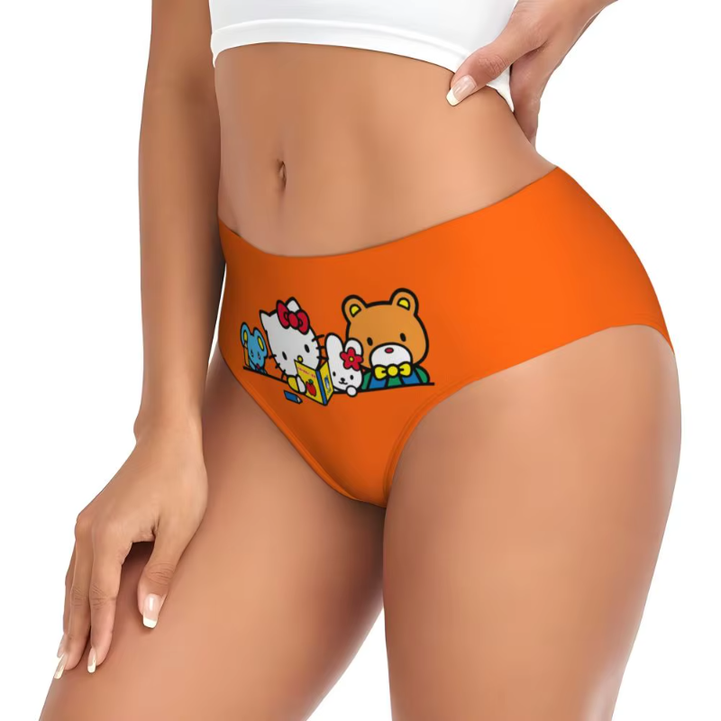 Hello Kitty Cat Comfort Panties Underwear Briefs Underpants