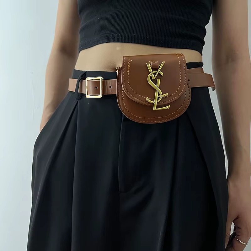 Elegant Versatile Small Waistpack Shoulder Designer Purses Jeans Waistband