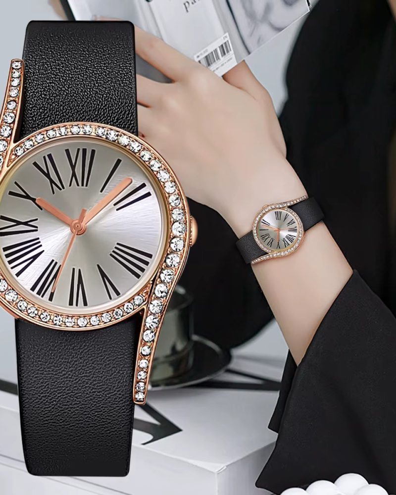 Luxury Business Fashion Personalized Dial Leather Quartz Watch