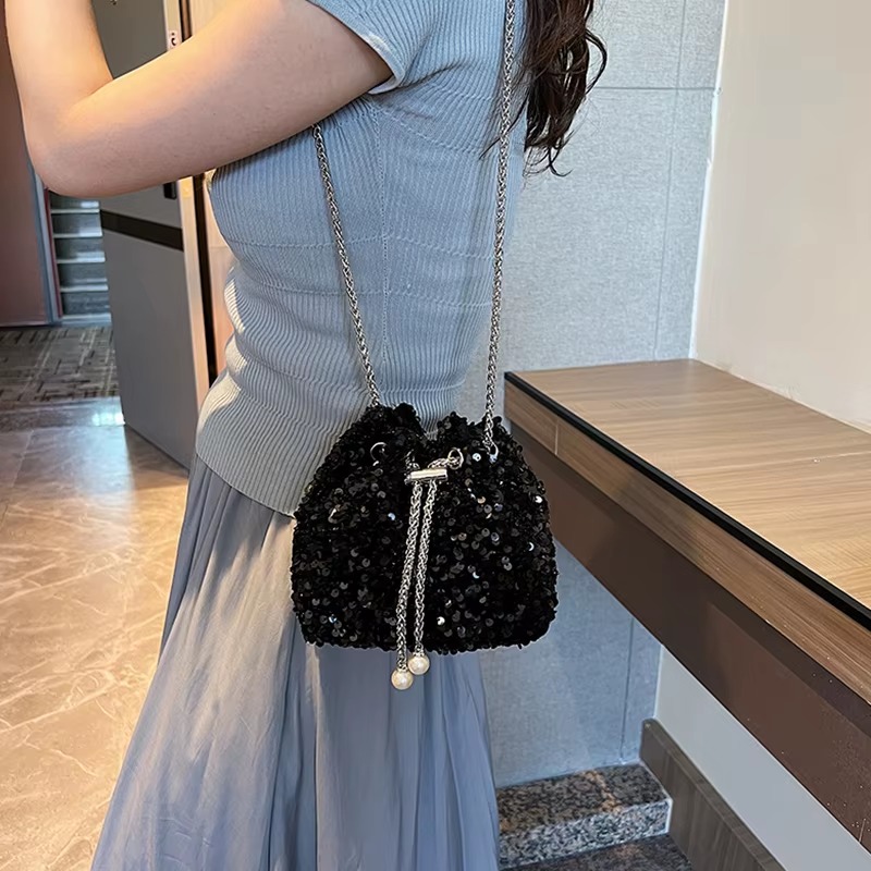 Sequin Bright Eyes Style Fashion Crossbody Dinner Single Shoulder Bags