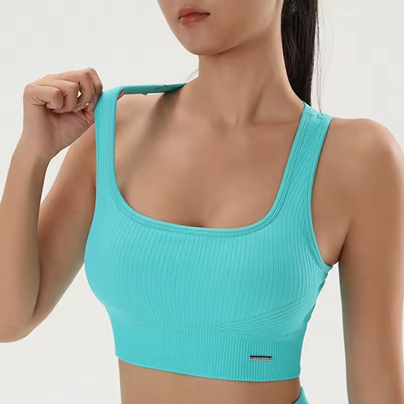 Trendy Breathable Sweat Absorbent Quick Dry Sports Bra