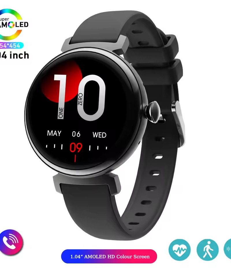 AMOLED HD Small Screen Always Show Time Bluetooth Call Smartwatch