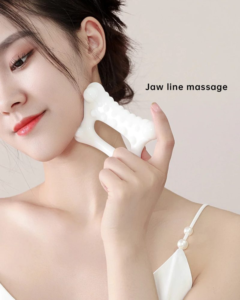 Facial Maintenance Gua Sha Massage Board Resinous Static Free Portable Full Body Scraping Plate