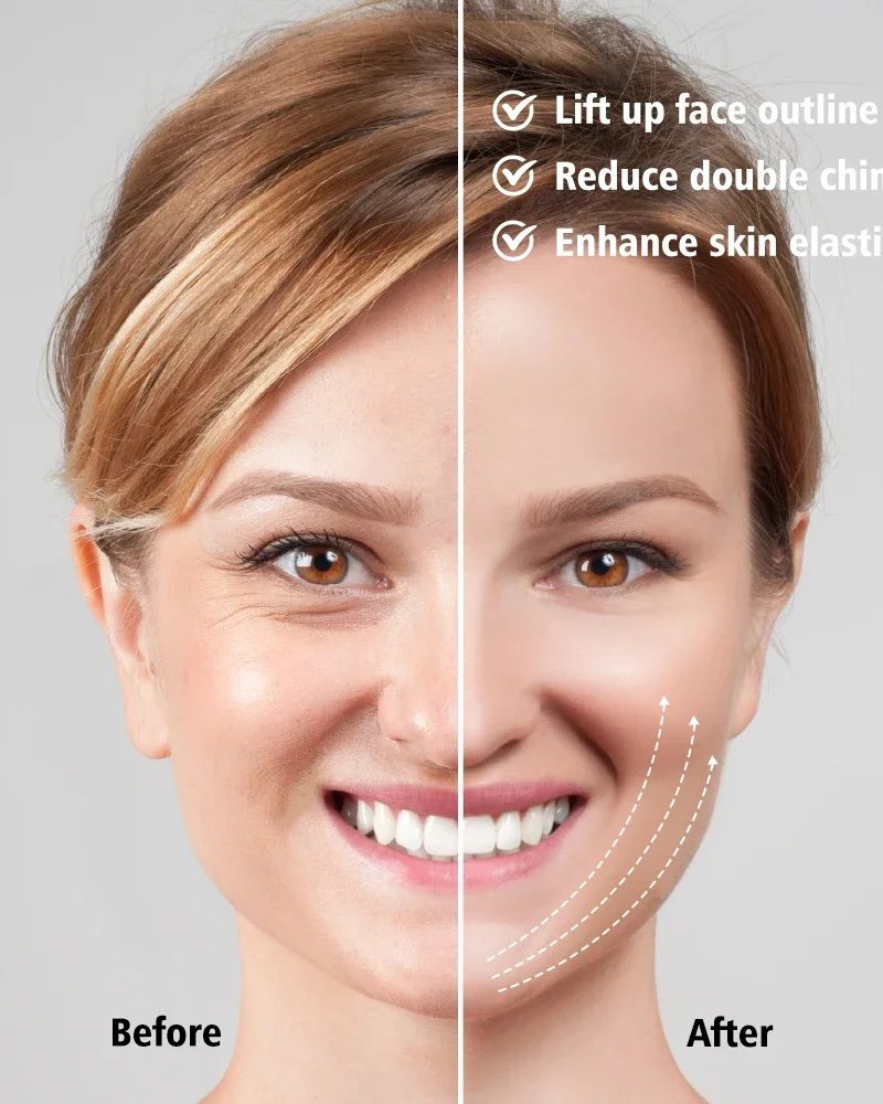 Facial Massager V-Face Lift Device Microcurrent Remover Double Chin Skin Care