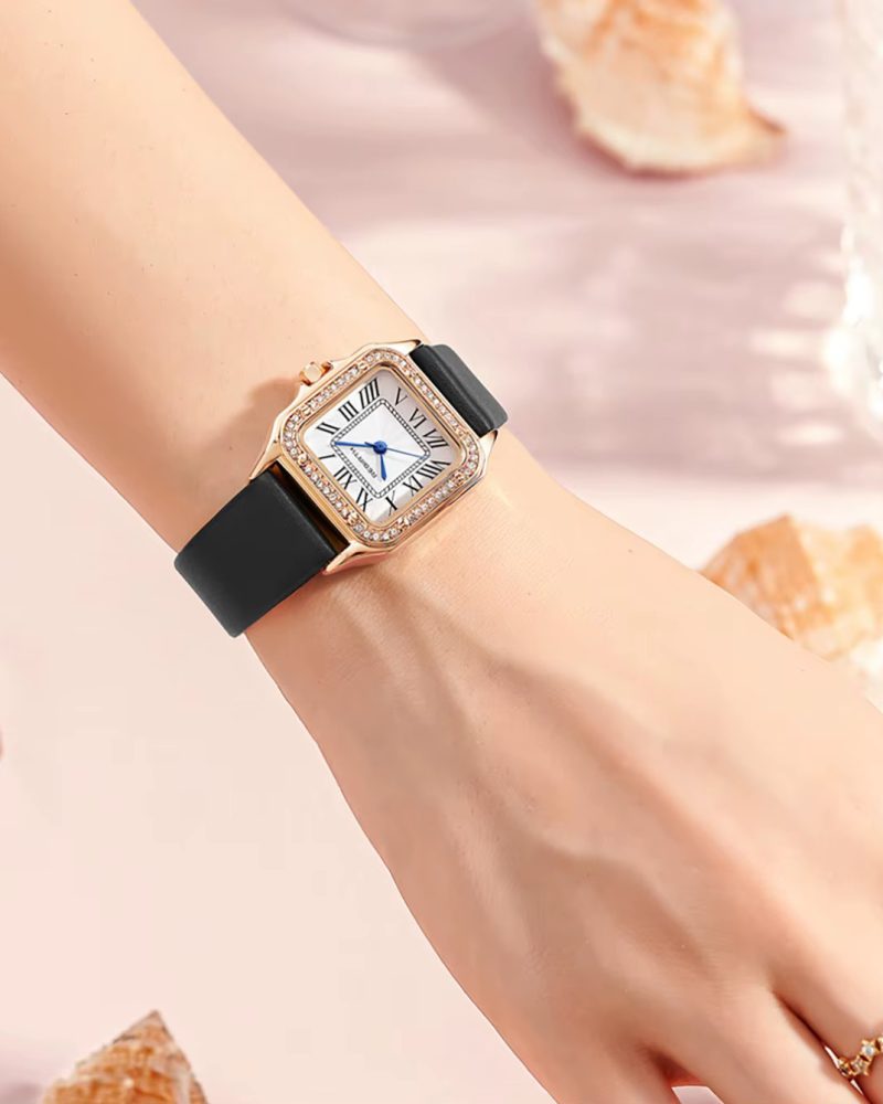 Fashionable Business Temperament Roman Scale Decoration Quartz Watch