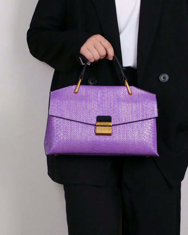 Retro Snake Shaped High Grade One Shoulder PU Handbag