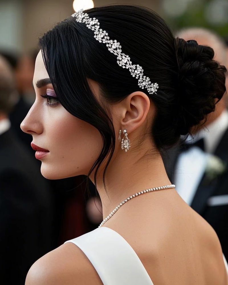 Rhinestone Bridal Wedding Crystal Stretch Hair Bands Hair Accessories
