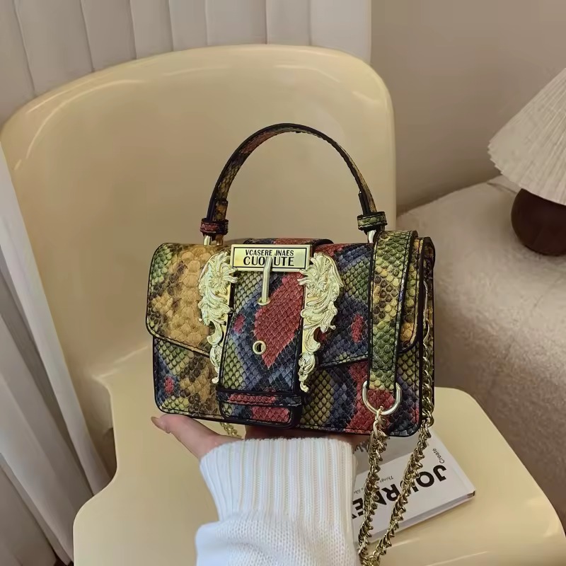 Vintage Luxury Leather Letter Logo Fashionable Shopper Minimalist Messenger Bag - Image 5